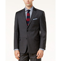 TOMMY HILFIGER/汤米·希尔费格 男子经典款修身格子棉西装外套