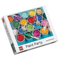 乐高 彩绘派对 拼图 进口英文原版 LEGO Paint Party Puzzle 1000块彩色拼图 乐高儿童益智玩具 亲子趣味纸板拼图