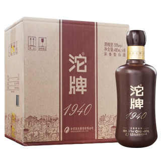 沱牌 1940 50度 浓香型白酒 480ml*6瓶