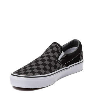 范斯 VANS Slip On轻便透气舒适耐磨低帮男士帆布鞋 Gray/Black 46码/US12