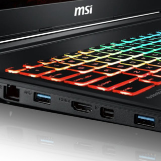MSI 微星 GP62MVR Leopard Pro 15.6英寸 游戏本 黑色(酷睿i7-6700HQ、GTX 1060 6G、8GB、1TB HDD、1080P）