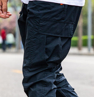 EDCO 男子运动裤 E20SDADB3M04 黑色 XL