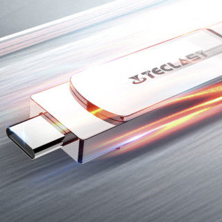 Teclast 台电 睿动系列 USB 3.0 U盘 银色 64GB USB-A/Type-C双口