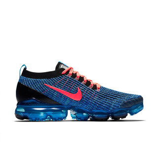 NIKE 耐克 Air Vapormax Flyknit 3 男子跑鞋 AJ6900-401 蓝黑橙 42.5