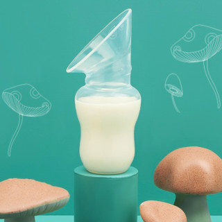 Phanpy 小雅象 单边手动蘑菇吸奶器+收纳袋+防漏塞 珀尔粉