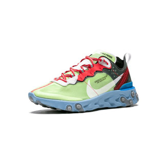 NIKE 耐克 React Element 87 高桥盾联名 男子跑鞋 BQ2718-700 荧光绿蓝 43