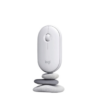 logitech 罗技 K480键盘+Pebble鼠标 无线键鼠套装 白色