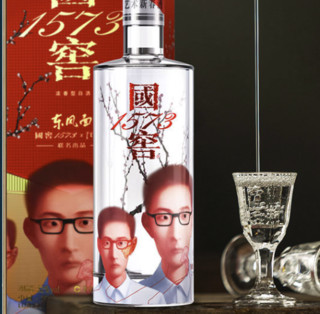 国窖1573 张晓刚“东风面”艺术新春酒 52%vol 浓香型白酒 500ml 单瓶装