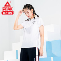 PEAK 匹克 匹克POLO衫女2021夏季新款贴身弹力休闲百搭时尚休闲POLO短袖T恤
