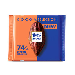 Ritter SPORT 瑞特斯波德  秘鲁系列浓醇黑巧克力 100g