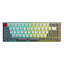 AULA 狼蛛 F3068 迷雾之城 RGB 双模蓝牙机械键盘 68键 金粉轴