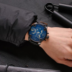 deicae迪赛迪赛diesel手表minidaddy系列超大三眼计时手表锋芒dz7257