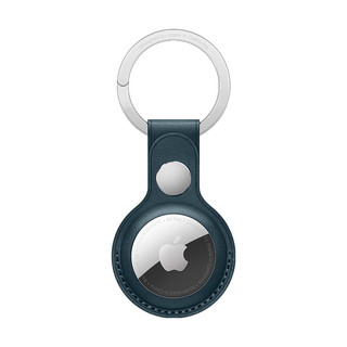 Apple 苹果 AirTag 皮革钥匙扣 靛海蓝色