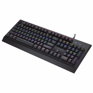 RAPOO 雷柏 V520键盘+V20pro 有线键鼠套装 黑色