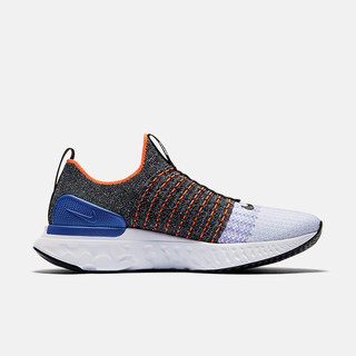 NIKE 耐克 React Phantom Run Flyknit 2 男子跑鞋 CJ0277-002 白棕蓝 45