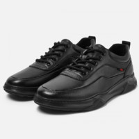GXG男鞋春季新款轻便舒适男士跑步鞋休闲鞋运动鞋板鞋 41 黑色