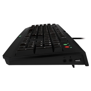 RAZER 雷蛇 黑寡妇蜘蛛 潜行版 104键 有线机械键盘 黑色 雷蛇橙轴 无光