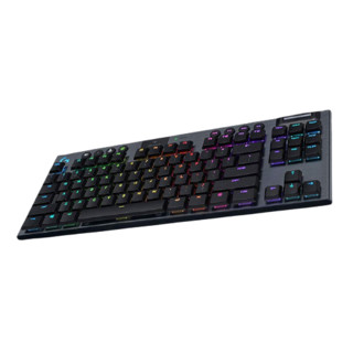 logitech 罗技 G915 TKL 84键 蓝牙无线机械键盘 黑色 Clicky GL C 机械轴 RGB