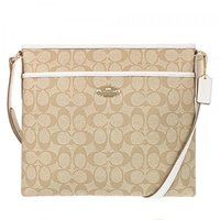 COACH 蔻驰 女士PVC单肩包 F34938 白色