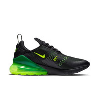 NIKE 耐克 Air Max 270 男子跑鞋 AH8050-017 黑色/荧光绿 42.5