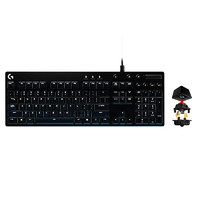 logitech 罗技 G610 键盘 Cherry红轴+G502 HERO 鼠标 有线键鼠套装 黑色