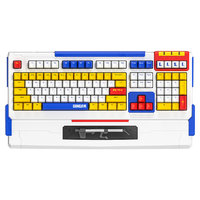 ikbc RX-78-2 高达2.0联名款108键 有线机械键盘 白黄色 Cherry红轴 无光