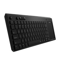 RAPOO 雷柏 K2800 78键 2.4G无线薄膜触控键盘 黑色 无光