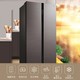 Midea 美的 552升 对开门冰箱 变频风冷无霜 双开门 家用大容量电冰箱 智能电冰箱 BCD-552WKPM(Q)