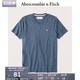 Abercrombie & Fitch 男装 春夏标识款V领短袖T恤上衣 308432-1 AF