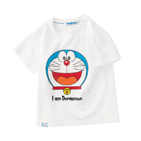 Doraemon 哆啦A梦 儿童印花短袖T恤