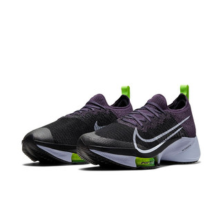 NIKE 耐克 Air Zoom Tempo Next% FK 女子跑鞋 CI9924-500 黑紫 39