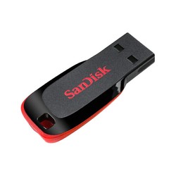 SanDisk 闪迪  酷系列 酷刃 CZ50 USB2.0 U盘 黑红 64GB USB