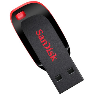 SanDisk 闪迪 酷系列 酷刃 CZ50 USB 2.0 U盘 黑色 32GB USB-A