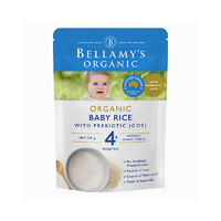 BELLAMY'S 贝拉米 贝拉米（Bellamy’s ）婴儿有机米糊米粉 婴幼儿高铁益生元米粉 125克/袋 4个月以上