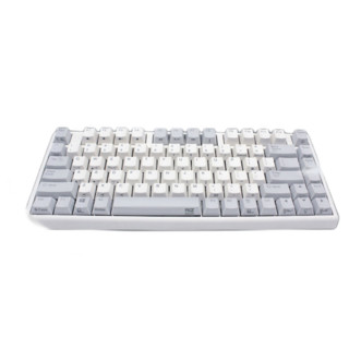 NIZ 宁芝 PLUM 82键 双模静电容键盘 白色 无光