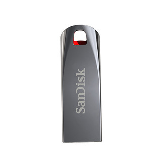 SanDisk 闪迪 酷系列 酷晶 CZ71 USB2.0 U盘 银色 32GB USB 个性定制版