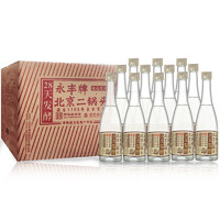 YONGFENG 永丰牌 北京二锅头 42%vol 清香型白酒 500ml*12瓶 整箱装