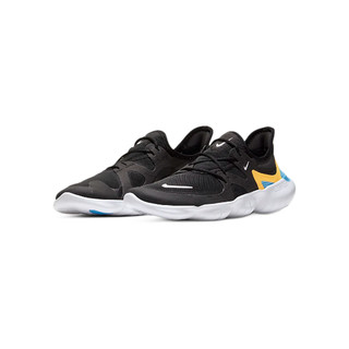 NIKE 耐克 Free Rn 5.0 男子跑鞋 AQ1289-013 黑黄 46.5