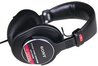 SONY 索尼 Mdr-cd900st耳罩式头戴式有线耳机黑色