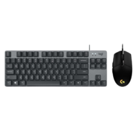 logitech 罗技 K835 机械键盘 国产青轴+G102 有线鼠标 键鼠套装 黑色