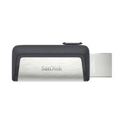 SanDisk 闪迪 至尊高速系列 DDC2 USB 3.1 U盘 银色 256GB Type-C/USB-A双口