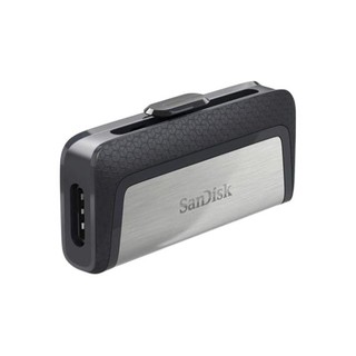 SanDisk 闪迪 至尊高速系列 DDC2 USB 3.1 U盘 银色 256GB Type-C/USB-A双口