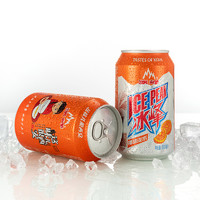 冰峰 ICEPEAK）橙味汽水陕西特产碳酸饮料330ml*24罐整箱装（新老包装随机发货）