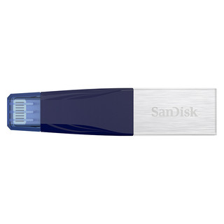 SanDisk 闪迪 iXpand欣享系列 SDIX40N USB3.0 U盘 蓝色 64GB USB/苹果lightning接口 双口