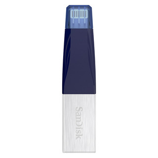 SanDisk 闪迪 iXpand欣享系列 SDIX40N USB3.0 U盘 蓝色 32GB USB/苹果lightning接口 双口