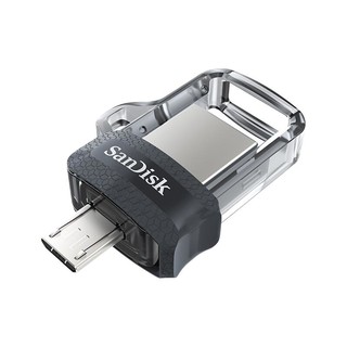 SanDisk 闪迪 至尊高速系列 酷捷 DD3 USB3.0 U盘 灰色 32GB USB/Micro USB双口