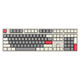 PLUS会员：iKBC W210 2.4G无线机械键盘 108键 红轴 工业灰