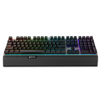RAPOO 雷柏 V720 108键 有线机械键盘 黑色 雷柏青轴 RGB