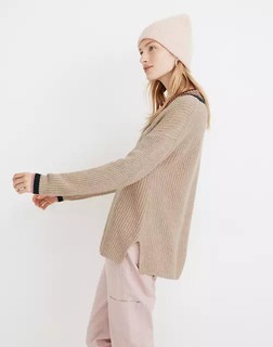 Madewell Tipped Forrest V-Neck Sweater