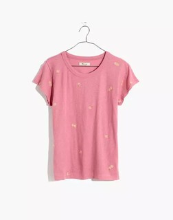 Madewell The Daisy Embroidered Perfect Vintage Tee